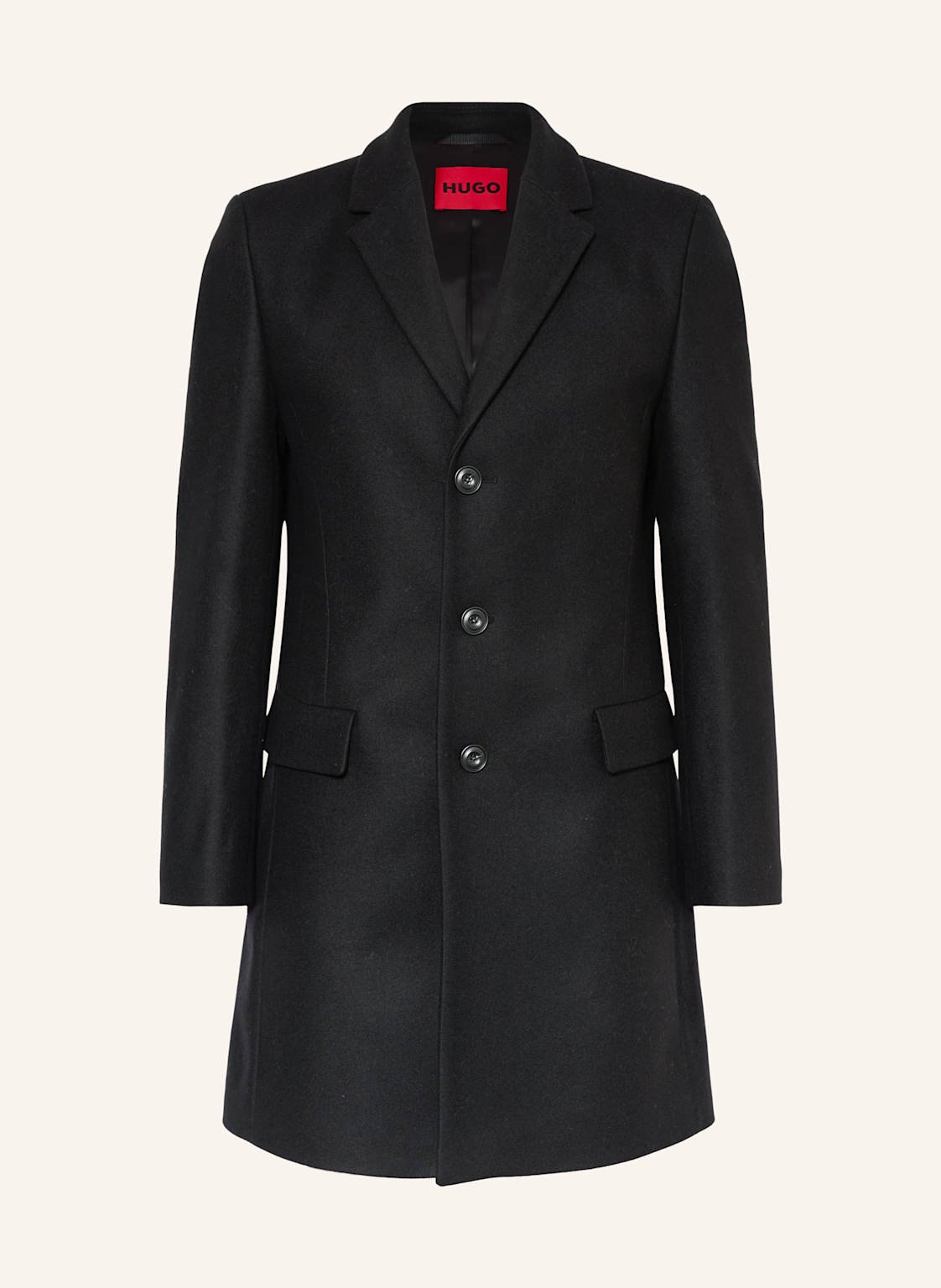 Hugo Wollmantel Migor schwarz von HUGO