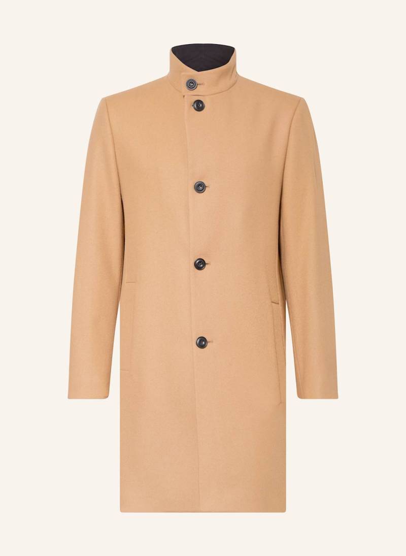 Hugo Wollmantel Mintrax beige von HUGO