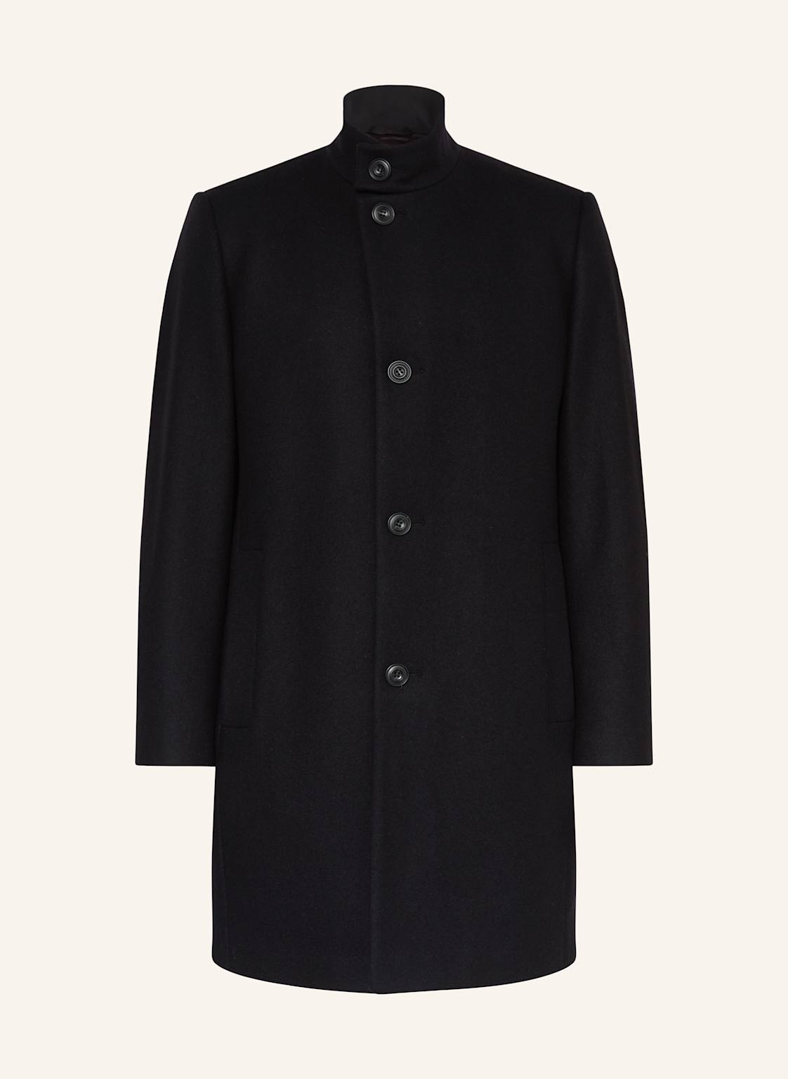 Hugo Wollmantel Mintrax schwarz von HUGO