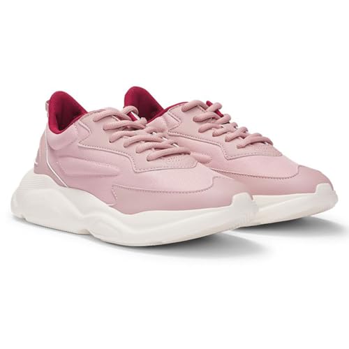 HUGO Damen Leon_Runn_cvpuw Sneaker, Light Pastel Pink,37 EU von HUGO