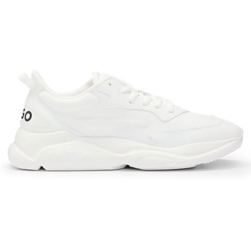 HUGO Damen Leon_Runn_cvpuw Sneaker, White100,42 EU von HUGO