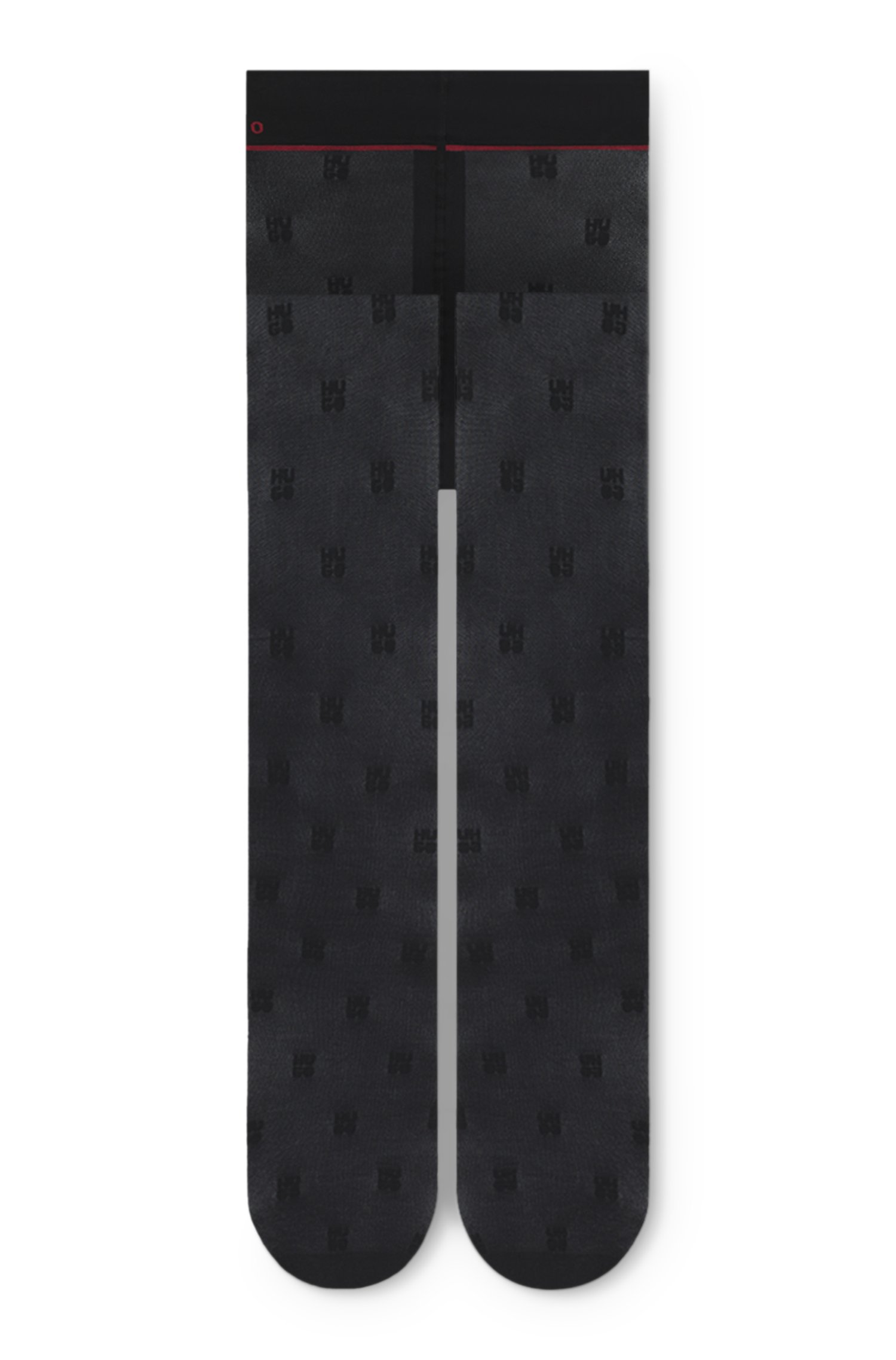 Strumpfhose aus 30 Den mit Stack-Logo-Motiv von HUGO