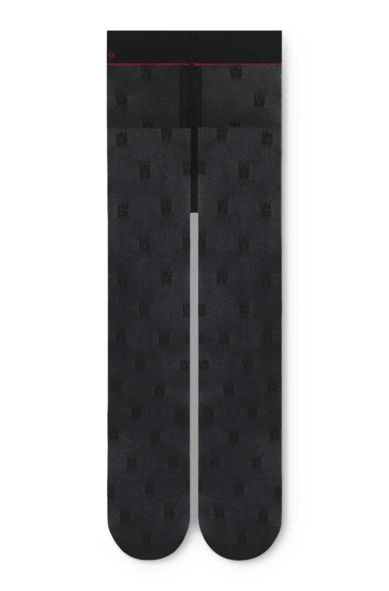 Strumpfhose aus 30 Den mit Stack-Logo-Motiv von HUGO