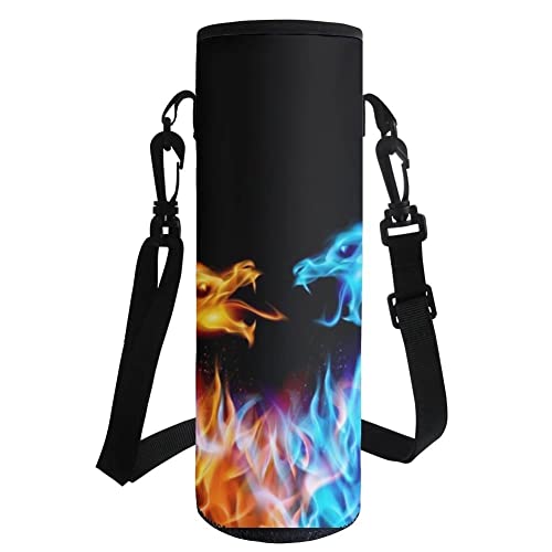 HUGS IDEA Thermo-Flaschenhalter aus Neopren mit Schultergurt, Feuerdrache, L, taschen-organizer HUGS IDEA Thermo-Flaschenhalter aus Neopren mit Schultergurt, Feuerdrache, L, taschen-organizer von HUGS IDEA