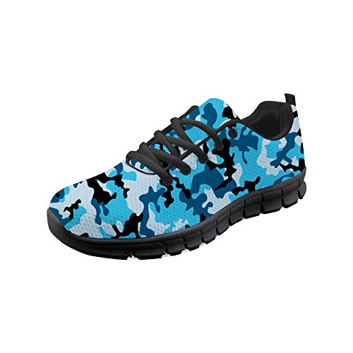 HUGS IDEA Y-C120BAQ, Herren Laufschuhe, Blau - Camouflage 3 - Größe: 45 von HUGS IDEA