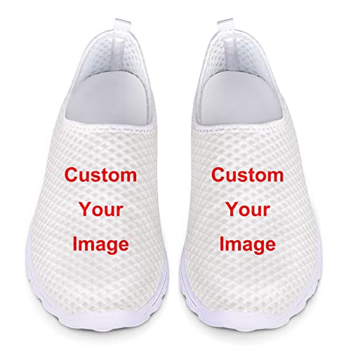 HUIACONG Benutzerdefiniert Schuhe Damen Laufschuhe Slip On Sportschuhe Personifizieren Atmungsaktiv Anpassbar Turnschuhe Sneaker Outdoor-Fitnessschuhe Größe 35 EU von HUIACONG