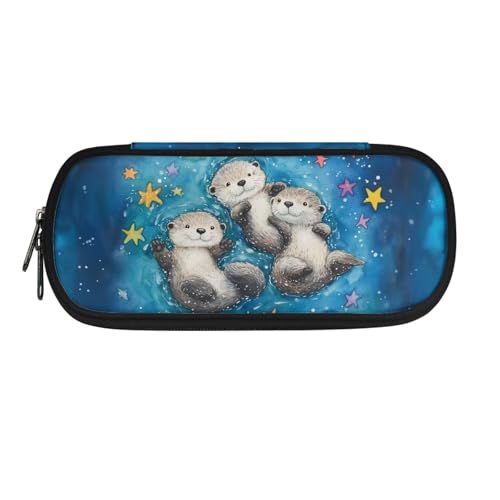 HUIACONG Federmäppchen für Mädchen Sekundarschule Federmäppchen Federmäppchen Aesthetic Kinder Federmäppchen, Faultier Stern, Einheitsgröße, Federmäppchen von HUIACONG