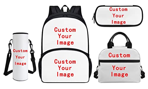 HUIACONG Rucksack für Jungen und Mädchen, Rucksack, Lunch-Tasche, Federmäppchen für Kinder von 5 bis 19 Jahren, Brauch 00, One size von HUIACONG