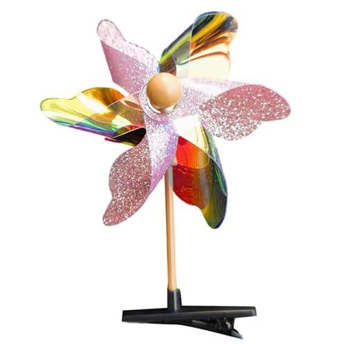 Bunte Windmühlen-Haarspange mit Entenschnabel-Motiv, für Kinder, zum Fotografieren, Geburtstag, Weihnachten, Haarnadeln, F von HUIFACAI