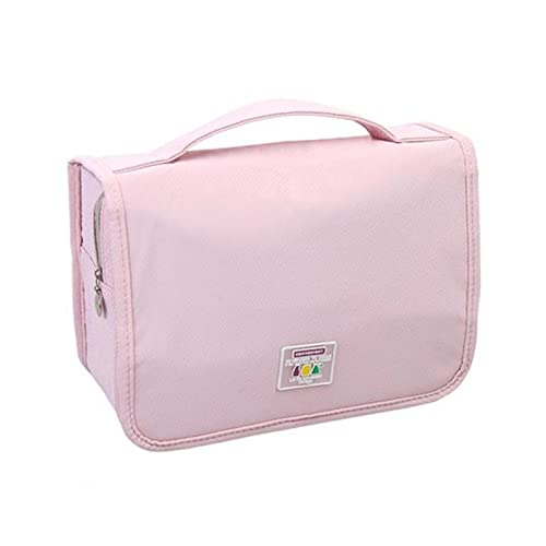 HUIFACAI Kosmetiktasche mit großem Fassungsvermögen, Reise-Make-up-Tasche, Damen-Toilettenartikel-Organizer, zum Aufhängen, Nass- und Trockentrennung, Kulturbeutel, Pink, as the pic show von HUIFACAI