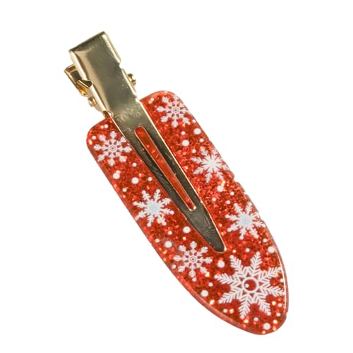 Haarspange für Mädchen, Weihnachtsbaum, keine Falten, Mistelzweig-Haarspange, Glitzer-Schmuck, Entenschnabel-Clip, Weihnachten, Haarspange, Neujahrs-Haarnadel, Weihnachten von HUIFACAI