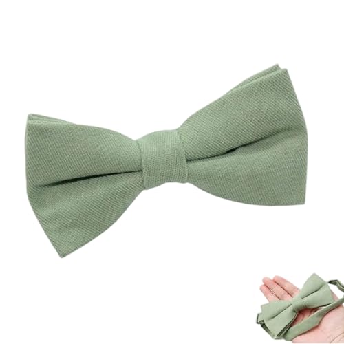 Fliege Grün Herren Verstellbar Butterfly Bow Ties Mens Solid Linen Self Tie für Partys Tänze Hochzeiten Abschlussfeiern Fliege Grün Herren Verstellbar Butterfly Bow Ties Mens Solid Linen Self Tie für Partys Tänze Hochzeiten Abschlussfeiern von HUIHAOEU