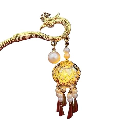 1 x Haarspange im chinesischen Stil für Frauen, Haarnadeln, Blume, handgefertigt, Schmuck, Zubehör, Haarschmuck (C) von HUIJIQX