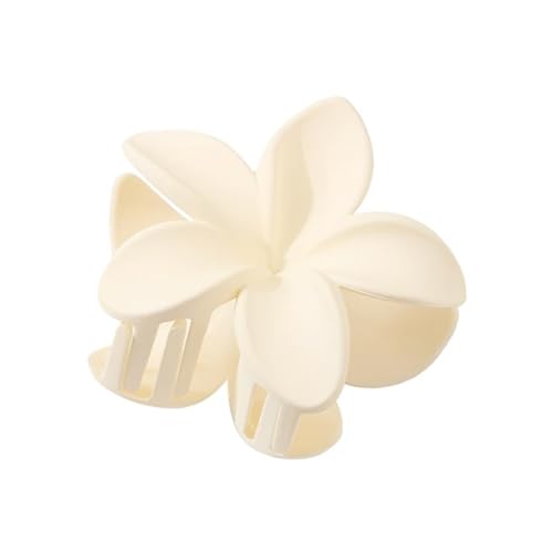3 Stück schöne und modische große Plumeria-Blume, 13 cm, quadratisch, matt, Haarspange, Kopfschmuck, Haarschmuck für Damen, Frostweiß 3 Stück schöne und modische große Plumeria-Blume, 13 cm, quadratisch, matt, Haarspange, Kopfschmuck, Haarschmuck für Damen, Frostweiß von HUIJIQX