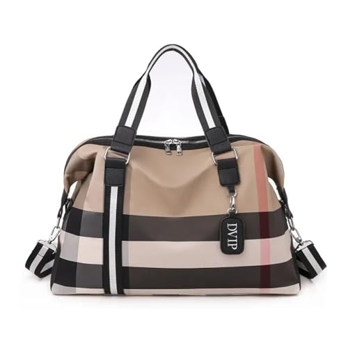 Damen-Umhängetasche, Sport, tragbar, faltbar, Fitness, Reisetasche, für kurze Reisen, Business, Einzelgepäck, Reiseaufbewahrung, khaki, Einheitsgröße Damen-Umhängetasche, Sport, tragbar, faltbar, Fitness, Reisetasche, für kurze Reisen, Business, Einzelgepäck, Reiseaufbewahrung, khaki, Einheitsgröße von HUIJIQX