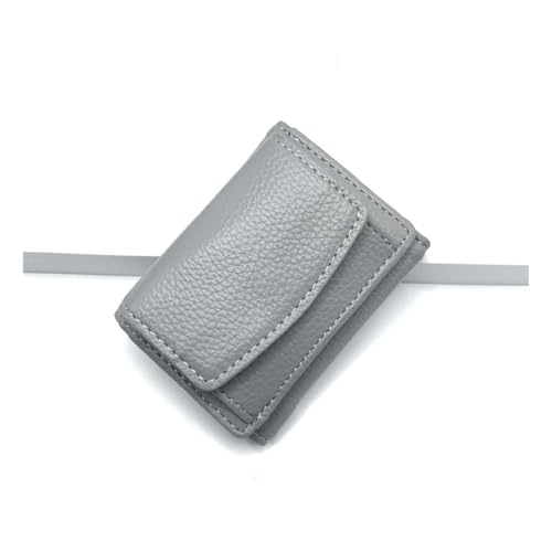 HUIJIQX Damen-Geldbörse, kurz, dreifach gefaltet, für mehrere Karten, solide, große Kapazität, kleine Münzkartenhalter, grau/blau, 1 Stpck HUIJIQX Damen-Geldbörse, kurz, dreifach gefaltet, für mehrere Karten, solide, große Kapazität, kleine Münzkartenhalter, grau/blau, 1 Stpck von HUIJIQX