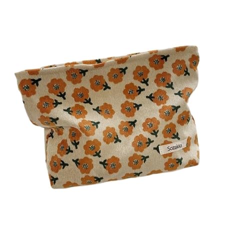 HUIJIQX Make-up-Tasche aus Kord, Clutch, Retro-Blumendruck, Kosmetiktasche, für Damen, Reise-Make-up, Kosmetiktasche, Kosmetiktasche, Kosmetiktasche, Kosmetiktasche, Kosmetiktasche, Kosmetiktasche, HUIJIQX Make-up-Tasche aus Kord, Clutch, Retro-Blumendruck, Kosmetiktasche, für Damen, Reise-Make-up, Kosmetiktasche, Kosmetiktasche, Kosmetiktasche, Kosmetiktasche, Kosmetiktasche, Kosmetiktasche, von HUIJIQX