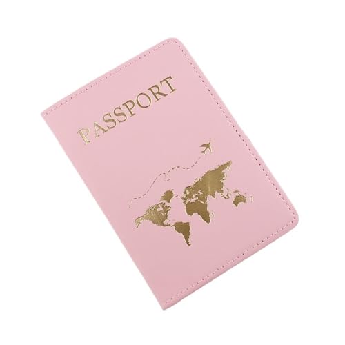 HUIJIQX Reisepasshülle für Paare, Heißprägung, einfaches Flugzeug, für Damen und Herren, Reisepasshülle, modisches Hochzeitsgeschenk, 18, Einheitsgröße von HUIJIQX