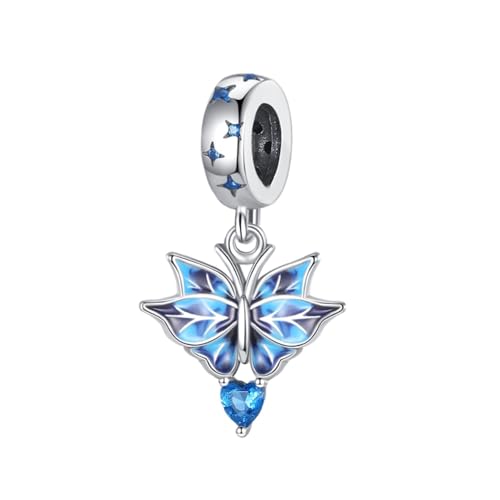 HUIPOJUE Schmetterling Charm Anhänger Damen Personalisiertes 3D Design Universelles Armbandzubehör von HUIPOJUE