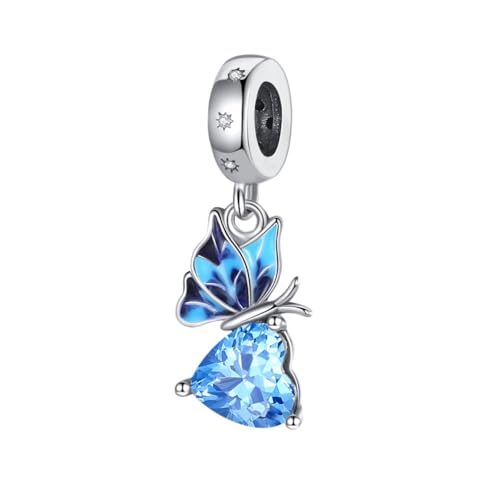HUIPOJUE Schmetterling Charm Anhänger Damen Personalisiertes 3D Design Universelles Armbandzubehör HUIPOJUE Schmetterling Charm Anhänger Damen Personalisiertes 3D Design Universelles Armbandzubehör von HUIPOJUE