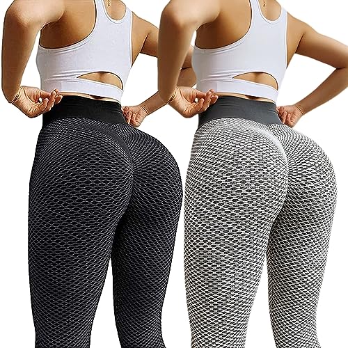 HUIQINGLI 2023 Neues Upgrade Baiclou Ionic Shapewear, Damen-Yogahose mit hoher Taille, technisches Performance-Mesh-Gewebe (A-2Stk,S) von HUIQINGLI