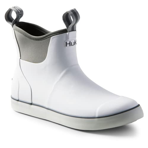 HUK Herren Rogue Wave Schuh | Hochleistungs-Angel-und Deckstiefel Regenstiefel, Weiß-Neu, 9 von HUK