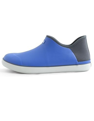 HUK Rogue Wave wasserdichte Angelschuhe für Herren mit überlegener Traktion und bequemem EVA-Fußbett, Regenstiefel, Ozeanblau, 44.5 EU von HUK