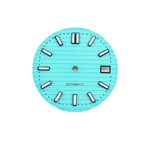 yaoqijie NH35 Uhr Zifferblatt 29,8mm Grün Leuchtende Zifferblatt Zubehör Teile for Herren Uhr Fall for NH34 nh35 Bewegung Modifiziert Lasting(Sky Blue dial) von HUKILU