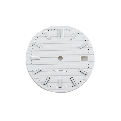 yaoqijie NH35 Uhr Zifferblatt 29,8mm Grün Leuchtende Zifferblatt Zubehör Teile for Herren Uhr Fall for NH34 nh35 Bewegung Modifiziert Lasting(White dial) von HUKILU