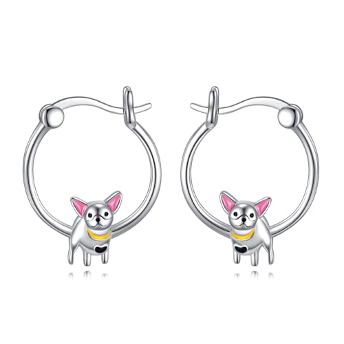 Chihuahua Ohrringe Silber 925 Chihuahua Hunde Creolen Chihuahua Schmuck Damen Chihuahua Ohrringe Silber 925 Chihuahua Hunde Creolen Chihuahua Schmuck Damen von HUKKUN