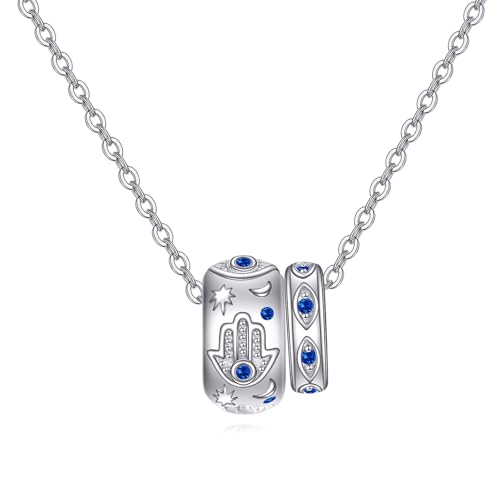 HUKKUN Nazar Kette Silber 925 Hamsa Halskette Nazar Auge Schmuck Hamsa Hand geschenke Damen HUKKUN Nazar Kette Silber 925 Hamsa Halskette Nazar Auge Schmuck Hamsa Hand geschenke Damen von HUKKUN