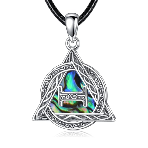 HUKKUN Therian Halskette Silber Therian Kette Keltische Therian Symbol Halskette Therian Schmuck für Männer von HUKKUN