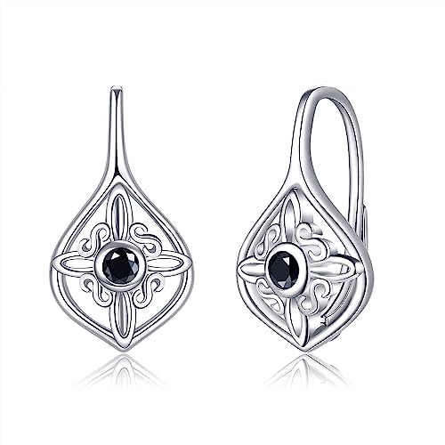 Hexen Ohrringe Silber 925 Hexenknoten Ohrringe Keltischer Knoten Hexen Schmuck Geschenke Damen von HUKKUN