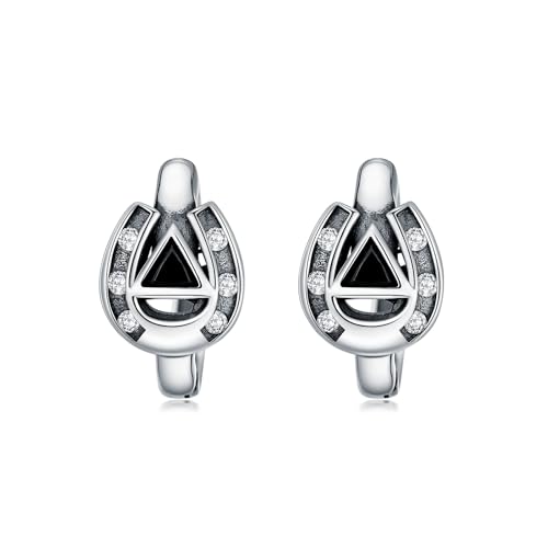 Hufeisen Ohrringe Silber 925 Hufeisens Creolen Kleine Hufeisen Schmuck Damen Hufeisen Ohrringe Silber 925 Hufeisens Creolen Kleine Hufeisen Schmuck Damen von HUKKUN