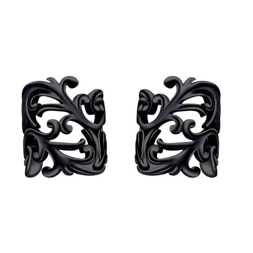 Manschette Ohrringe für Frauen Sterling Silber Schwarz Fake Helix Knorpel Ohrringe für Non Piercing Manschette Ohrringe für Frauen Sterling Silber Schwarz Fake Helix Knorpel Ohrringe für Non Piercing von HUKKUN