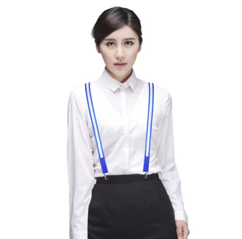 LED-Hosenträger, Zurück Hosenträger LED-Licht-Hosenträger Neon Stripe Light Up LED-Hosenträger für Männer (Blau) von HULA