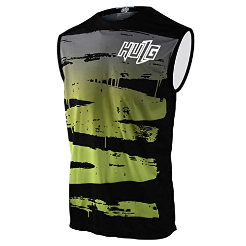 Funktions Fahrradweste Für Damen Oder Herren - Laufweste - Leichte Wind Weste ? Radweste ? Windabweisend -Atmungsaktives Material,Schnell Trocknend, Antibakteriell (Color-01,5XL) von HULG