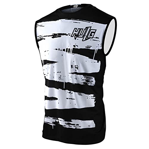 Funktions Fahrradweste Für Damen Oder Herren - Laufweste - Leichte Wind Weste ? Radweste ? Windabweisend -Atmungsaktives Material,Schnell Trocknend, Antibakteriell (Color-03,4XL) von HULG