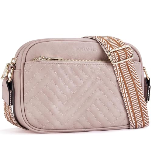 Damen PU Leder Crossbody Tasche,Wasserabweisende Taille Packs,Crossbody Taschen mit verstellbarem Gurt für Frauen Reisen mit verstellbarem Schultergurt (Modell 3) von HULUBO