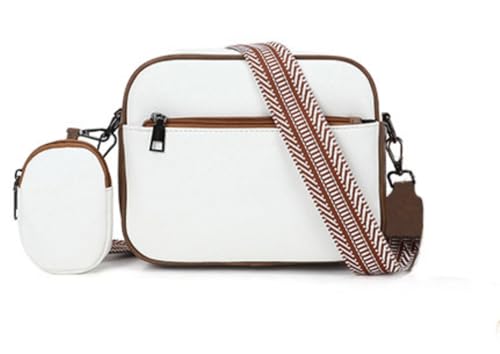 Damen PU Leder Crossbody Tasche,Wasserabweisende Taille Packs,Crossbody Taschen mit verstellbarem Gurt für Frauen Reisen mit verstellbarem Schultergurt (Modell 7) von HULUBO
