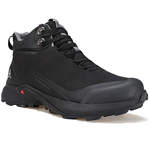 HUMTTO Herren All-Terrain Wasserdicht Wanderstiefel Leicht Atmungsaktiv Outdoor Stiefeletten Trekking Wanderschuhe, Schwarz HUMTTO Herren All-Terrain Wasserdicht Wanderstiefel Leicht Atmungsaktiv Outdoor Stiefeletten Trekking Wanderschuhe, Schwarz von HUMTTO