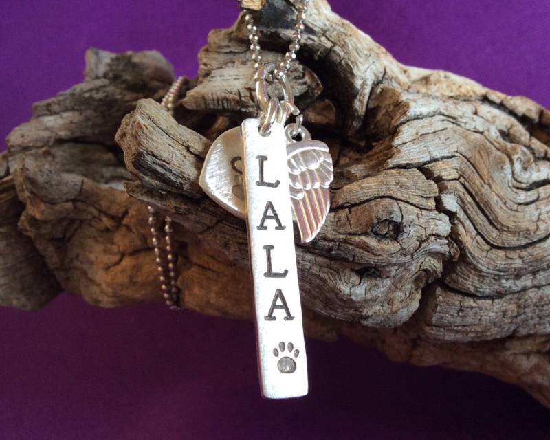 Erinnerungsschmuck Für Hunde, Katzen, Sterling Silber, Halsschmuck, Pet Memorial Halskette, Anhänger Erinnerungsschmuck Für Hunde, Katzen, Sterling Silber, Halsschmuck, Pet Memorial Halskette, Anhänger von HUNDIKATZ