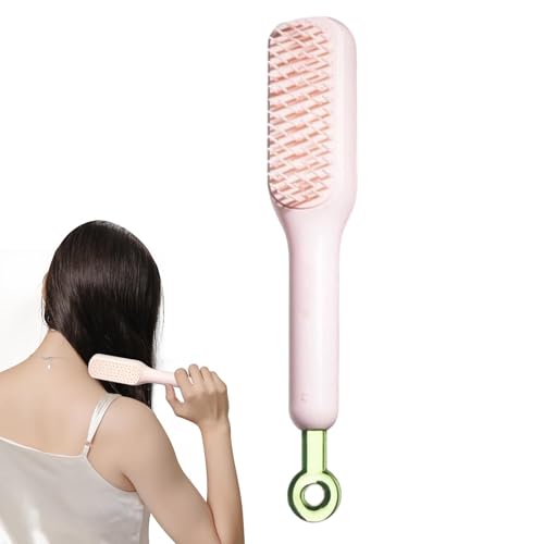 Einziehbare Haarbürste – Haarglättungskamm | ABS-Massagekamm für Frauen | 22,2 cm Haarbürste | antistatischer Massagekamm, leicht zu reinigende Haarbürste, Haarstyling-Werkzeuge für alle Haartypen Einziehbare Haarbürste – Haarglättungskamm | ABS-Massagekamm für Frauen | 22,2 cm Haarbürste | antistatischer Massagekamm, leicht zu reinigende Haarbürste, Haarstyling-Werkzeuge für alle Haartypen von HUNJHYC