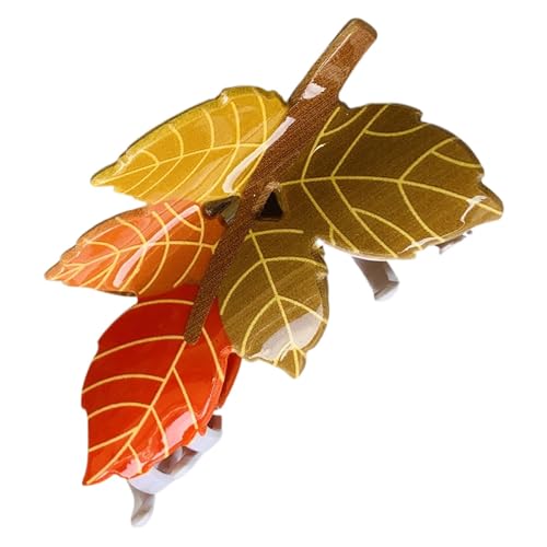 Krallenklammern,Blätter Haarspange - Blätter Tierform Große Krallenklammern | Urlaubsaccessoires, Haardekoration, elegante Thanksgiving-Haarnadel für Frauen und Mädchen Krallenklammern,Blätter Haarspange - Blätter Tierform Große Krallenklammern | Urlaubsaccessoires, Haardekoration, elegante Thanksgiving-Haarnadel für Frauen und Mädchen von HUNJHYC