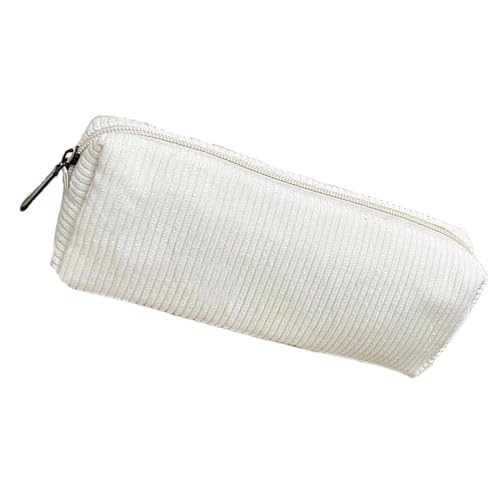 Retro-Federmäppchen – Federmäppchen mit großer Kapazität | Cord-Brieftwarentasche | weiche Bleistifttasche, tragbare Stiftetasche, Schülerstifttasche für Stifte, Bleistifte, G, weiß, Se référer au Retro-Federmäppchen – Federmäppchen mit großer Kapazität | Cord-Brieftwarentasche | weiche Bleistifttasche, tragbare Stiftetasche, Schülerstifttasche für Stifte, Bleistifte, G, weiß, Se référer au von HUNJHYC