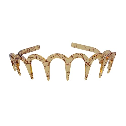 Zickzack-Stirnband - gewelltes Stirnband | Elastisches Sport-Haarband - Unisex-Haarreifen, rutschfeste Kopfbedeckung, Make-up-Stirnband für Erwachsene, Haarschmuck Zickzack-Stirnband - gewelltes Stirnband | Elastisches Sport-Haarband - Unisex-Haarreifen, rutschfeste Kopfbedeckung, Make-up-Stirnband für Erwachsene, Haarschmuck von HUNJHYC