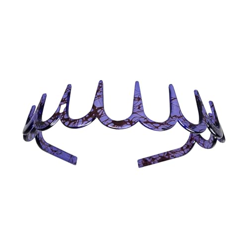 Zickzack-Stirnband - gewelltes Stirnband | Elastisches Sport-Haarband - Unisex-Haarreifen, rutschfeste Kopfbedeckung, Make-up-Stirnband für Erwachsene, Haarschmuck von HUNJHYC