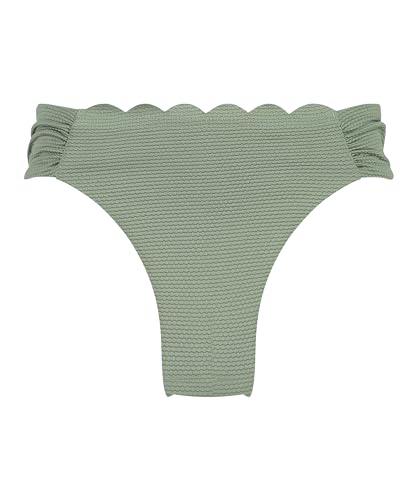 Bikini-Slip Scallop - Hedge Green - L von HUNKEMÖLLER