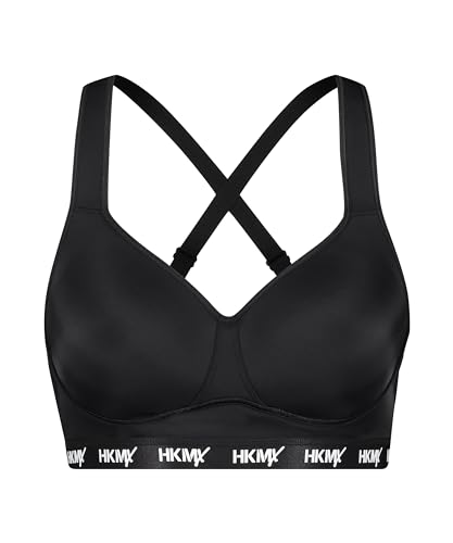 Hunkemöller HKMX Sport-BH The All Star Level 2 - Black - 75B von HUNKEMÖLLER