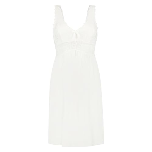 Hunkemöller Slipdress Nora Lace - Snow White - M von HUNKEMÖLLER